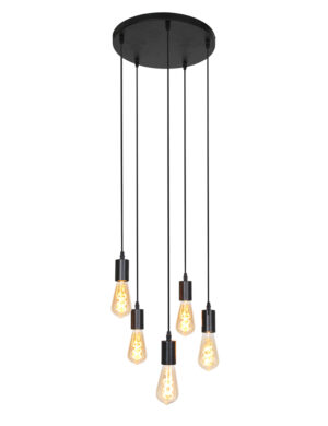 suspension-avec-cinq-pendentifs-brandon-light-et-living-noir-2838zw