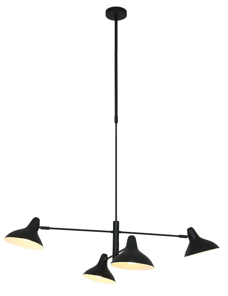Suspension avec quatre spots disposés en croix Kasket Anne Lighting noir – Image 2