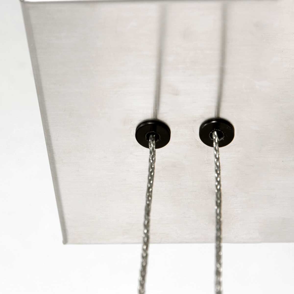 Suspension rectangulaire design avec plaque de verre en acier Steinhauer Profilo – Image 15