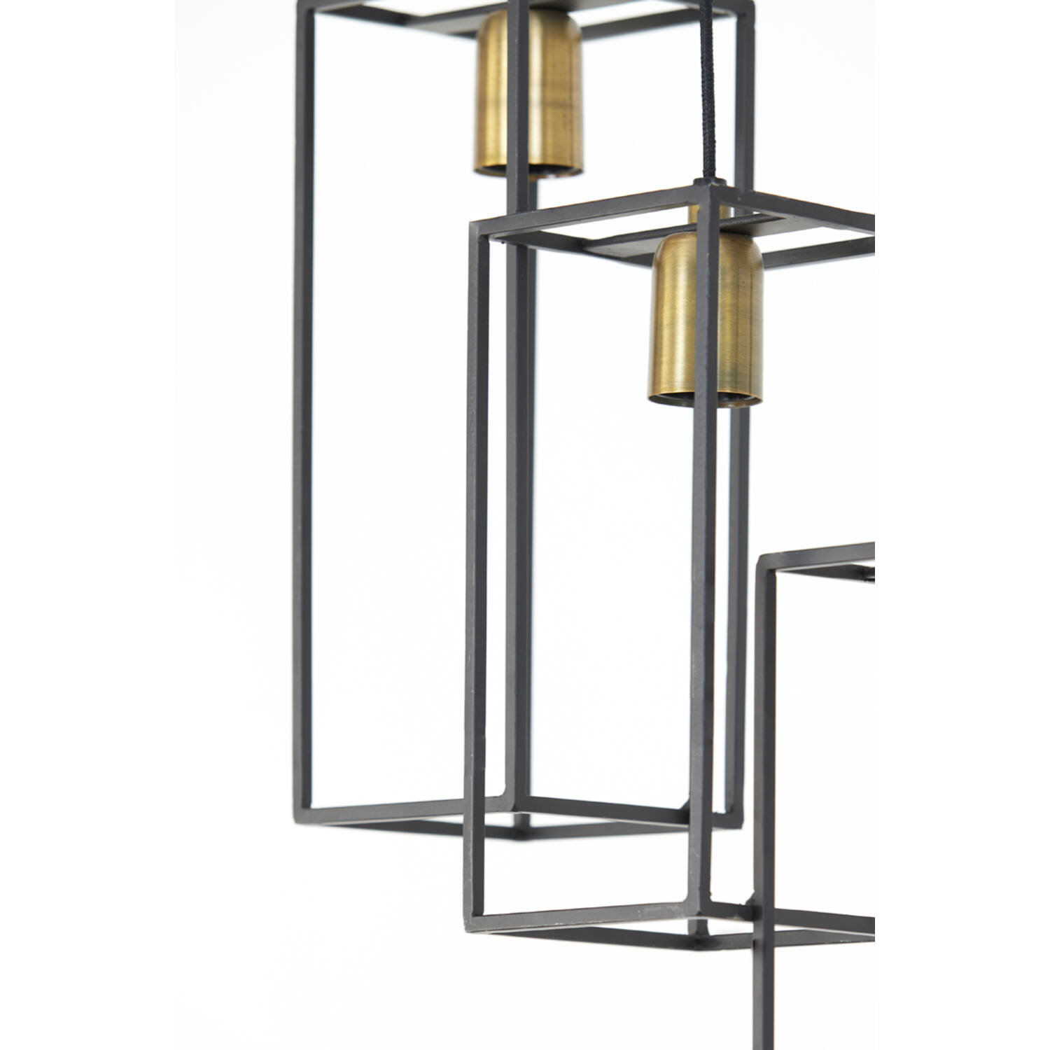 Suspension classique dorée à trois lumières Light & Living Marley – Image 6