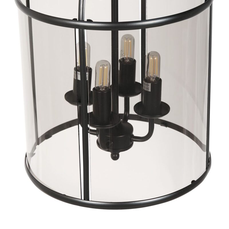 suspension-classique-en-verre-noir-a-quatre-lumieres-steinhauer-pimpernel-5972zw-7