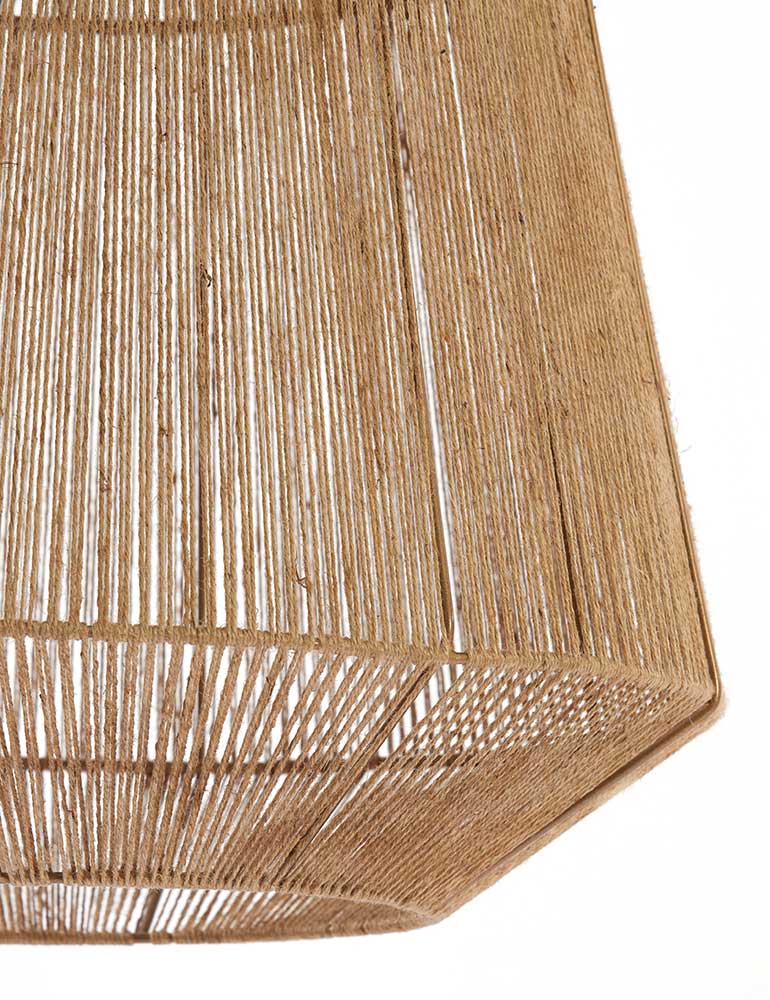 Suspension corde ajouré Light & Living Malva marron – Image 4