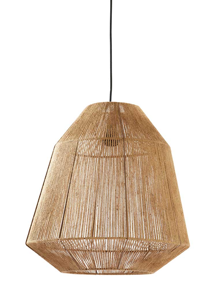 Suspension corde ajouré Light & Living Malva marron – Image 7