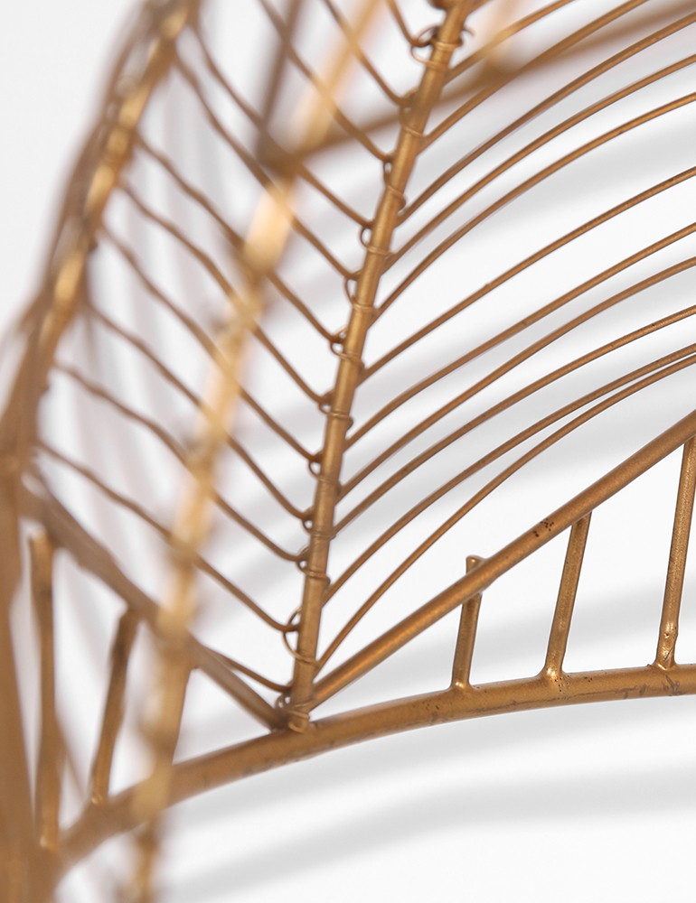 Suspension demi sphère en fil de fer Light & Living couleur or – Image 10