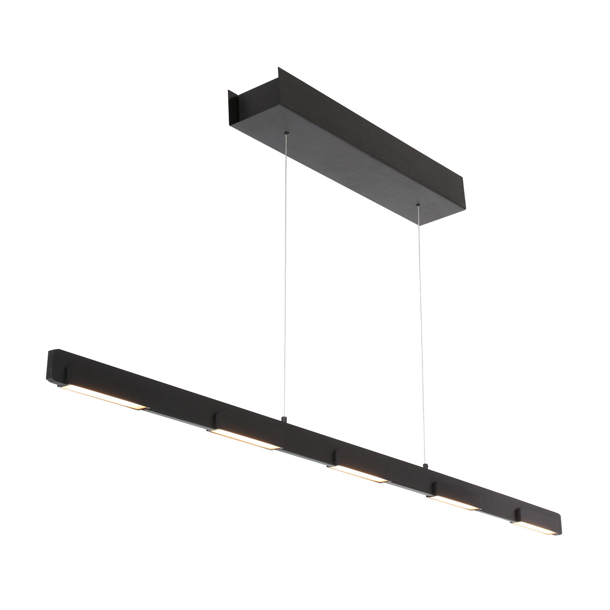 suspension-design-5-lampes-steinhauer-bloc-transparent-et-noir-3296zw