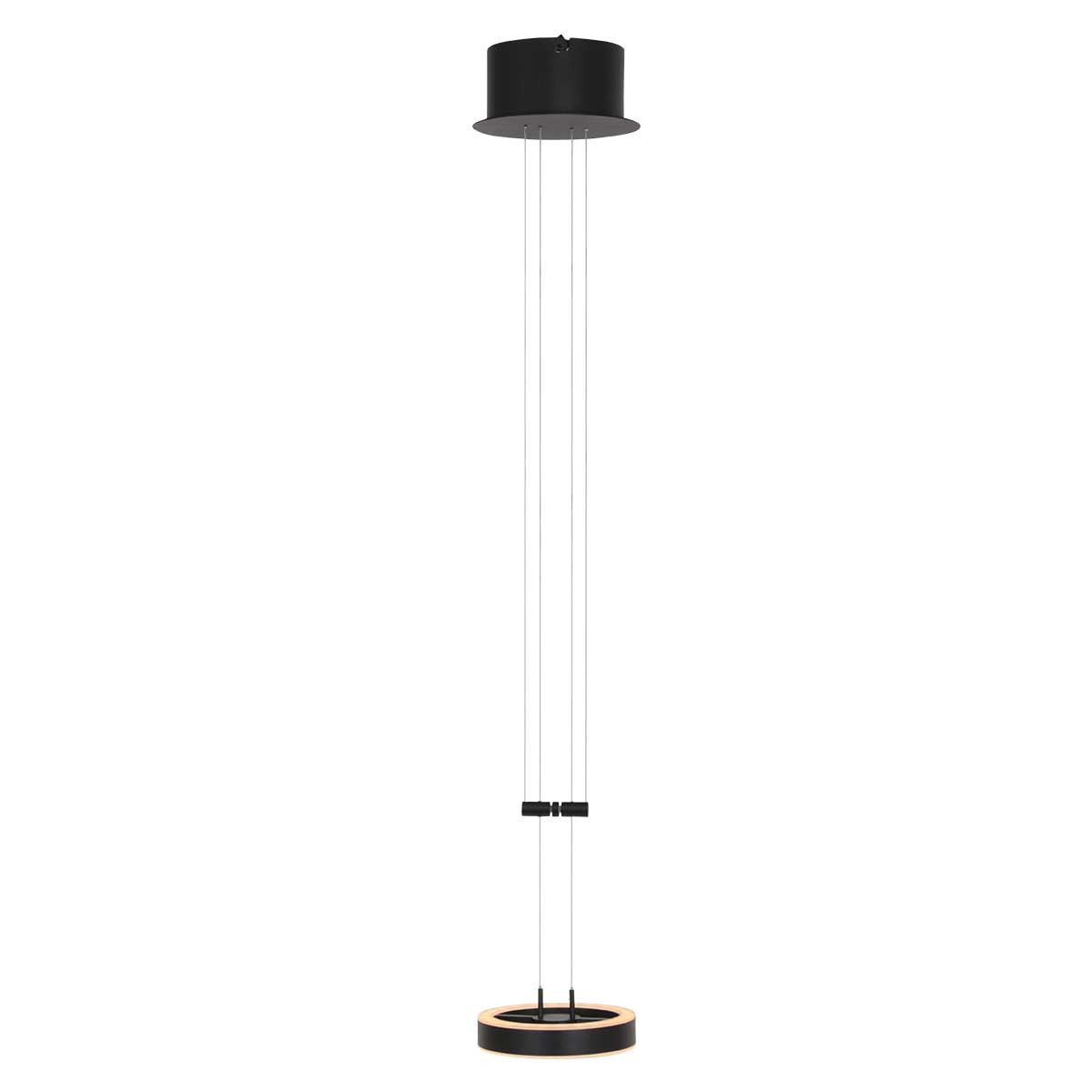 Suspension design circulaire noire Steinhauer Piola noir – Image 2