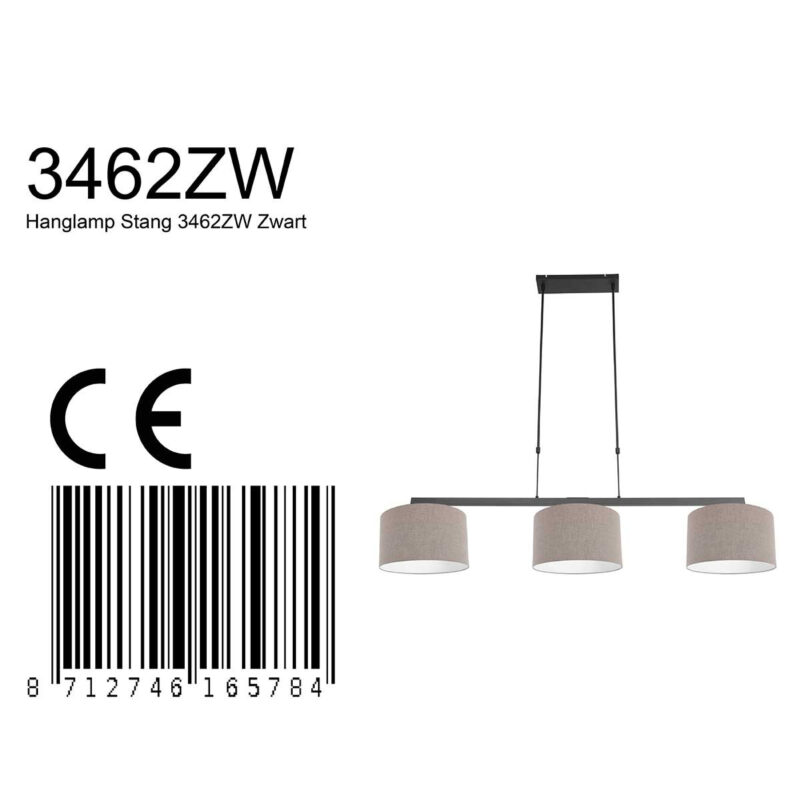 suspension-design-noir-et-blanc-steinhauer-stang-gris-et-noir-3462zw-8