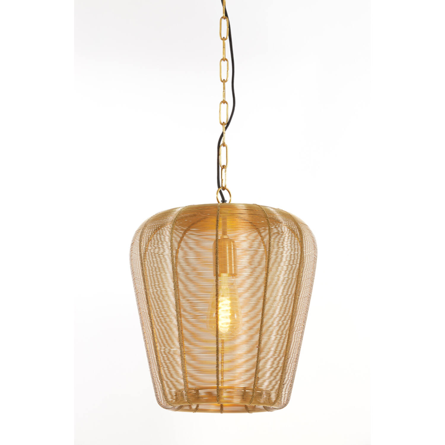 Suspension dorée rétro sur chaîne Light & Living Adeta – Image 7