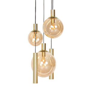 suspension-doree-trois-lampes-spheriques-en-verre-opaque-steinhauer-bollique-amber-et-laiton-3801me