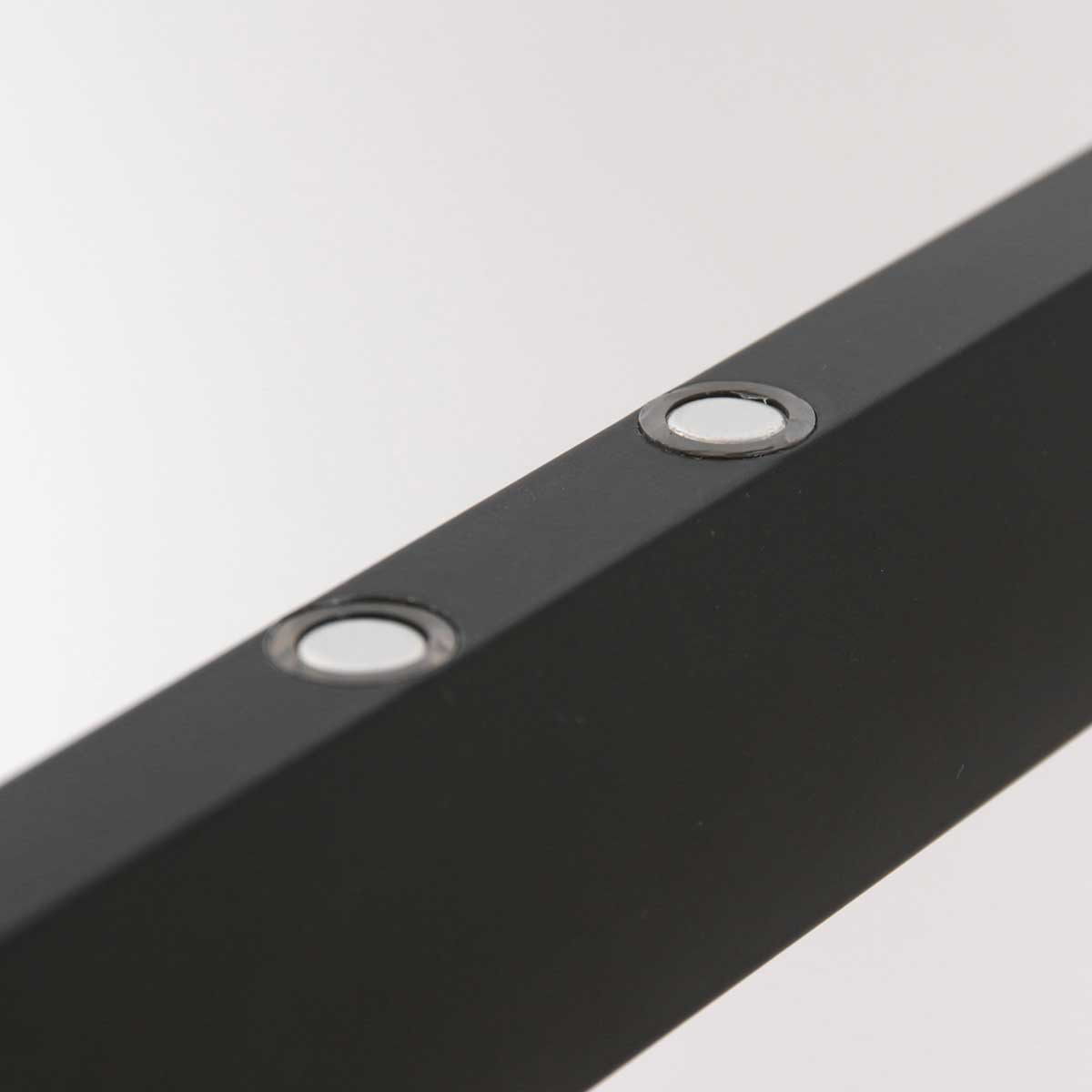 Suspension minimaliste noire avec plaque de verre Steinhauer Profilo – Image 4