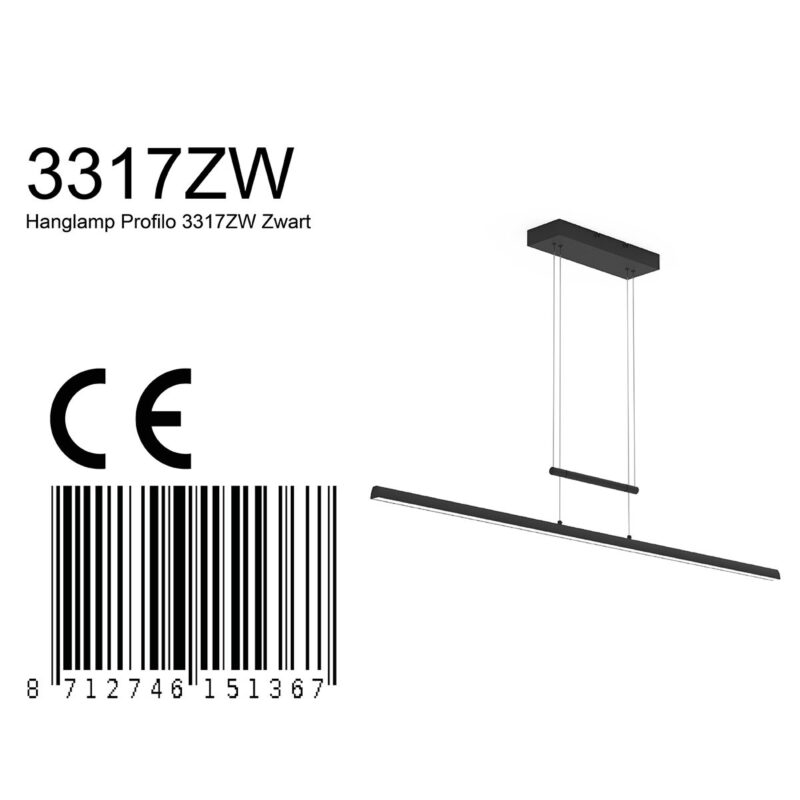 suspension-droite-led-steinhauer-profilo-noir-1145cm-3317zw-8