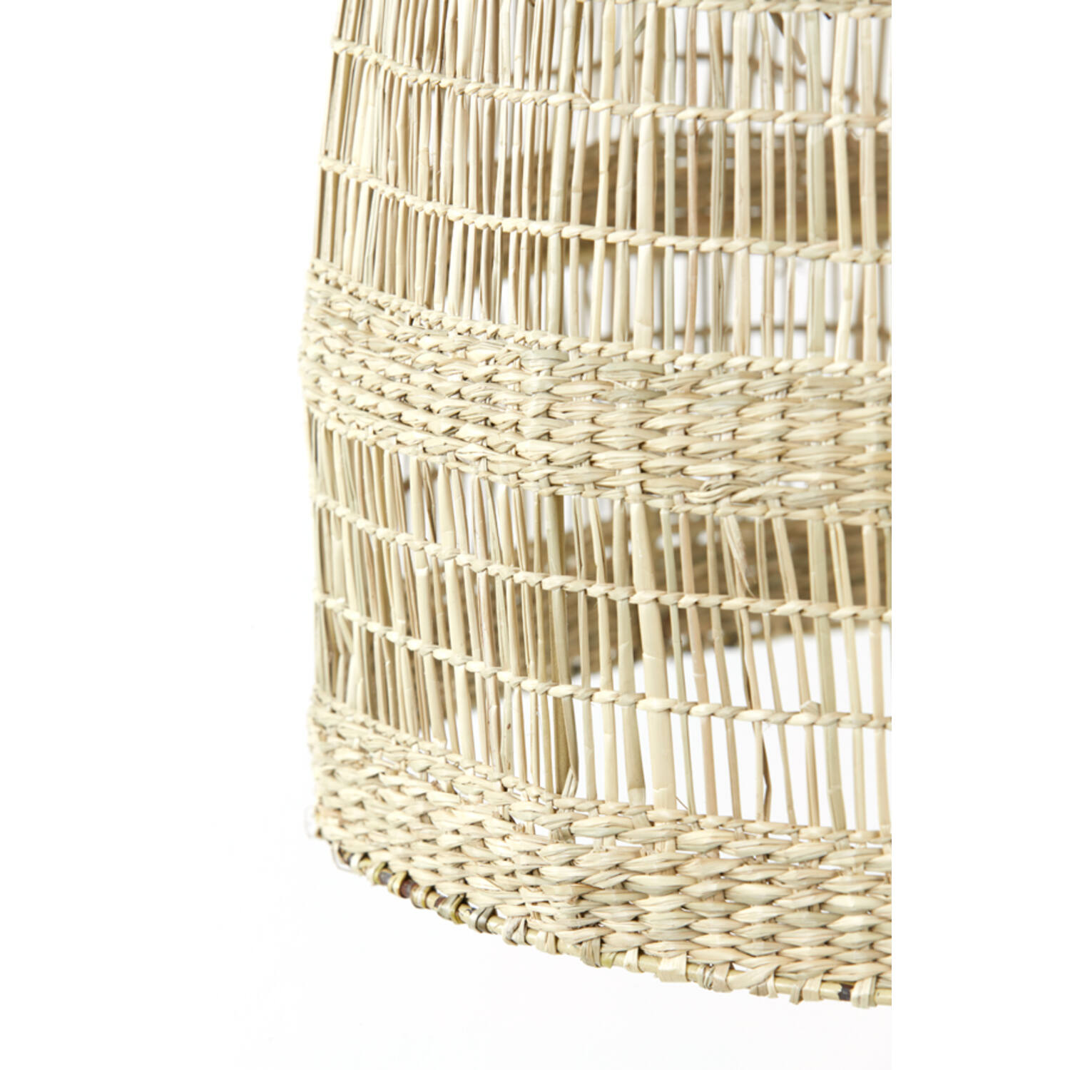 Suspension en forme de cage à oiseaux beige naturelle Light & Living Sagar – Image 4