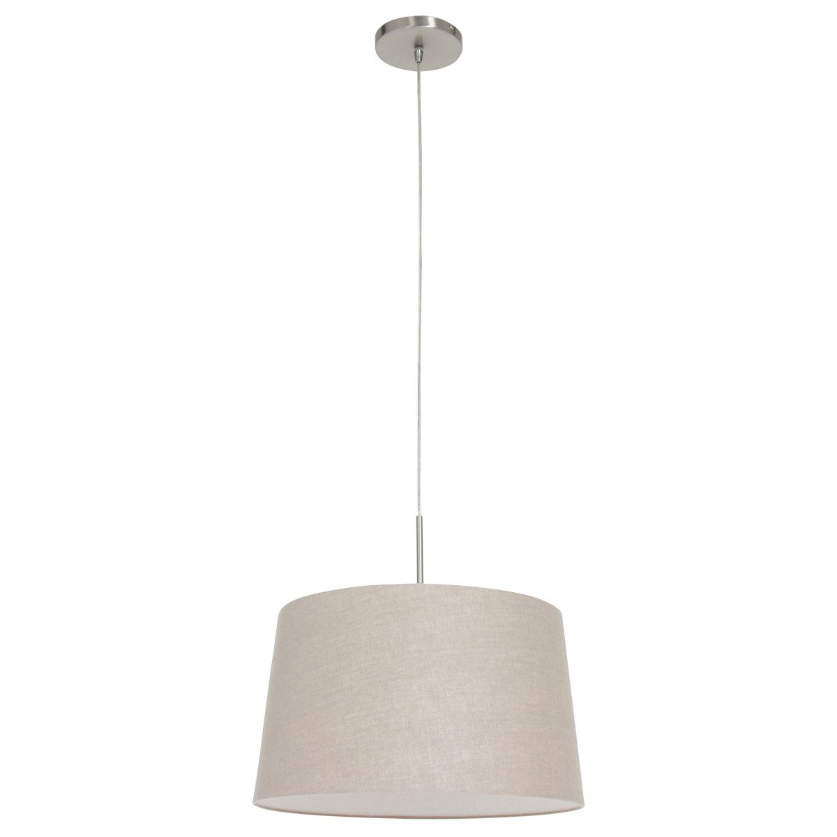 Suspension en lin gris classique Steinhauer Sparkled Light – Image 2