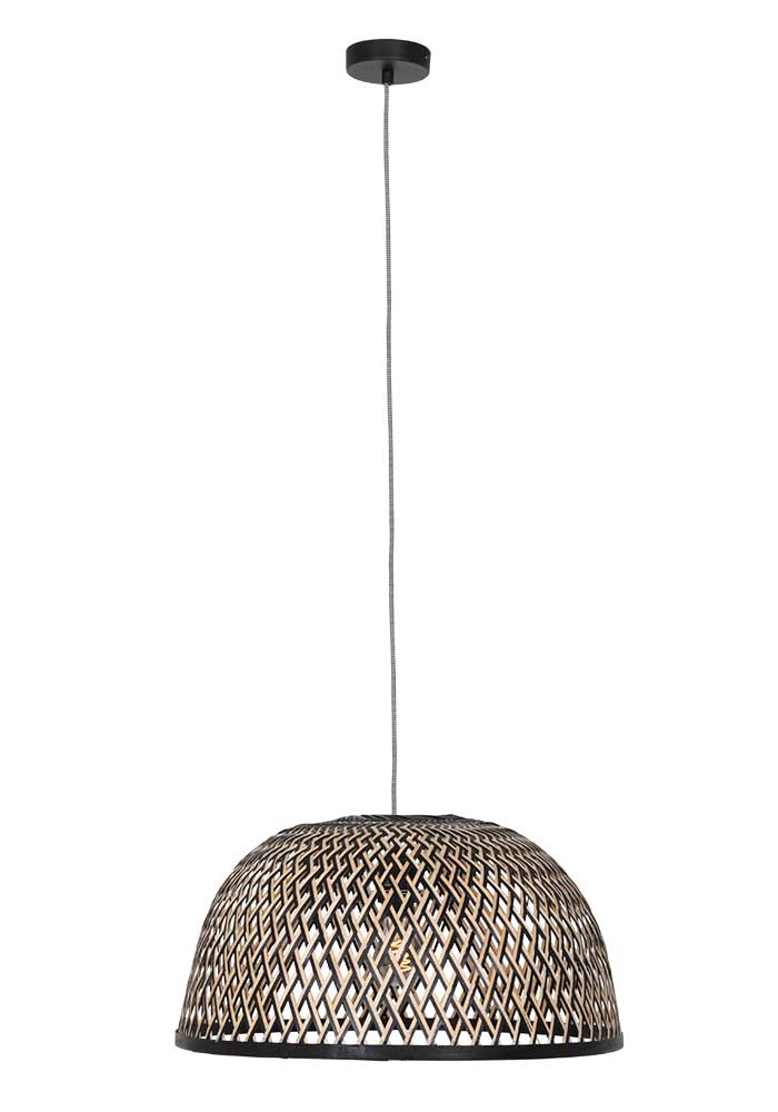 Suspension en osier design Anne Light & Home Maze hêtre – Image 2