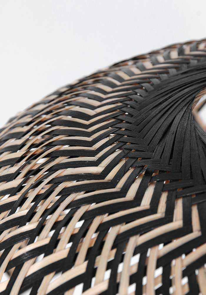 Suspension en osier design Anne Light & Home Maze hêtre – Image 5