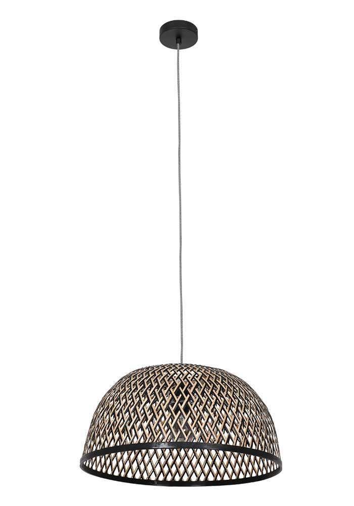 Suspension en osier design Anne Light & Home Maze hêtre – Image 8