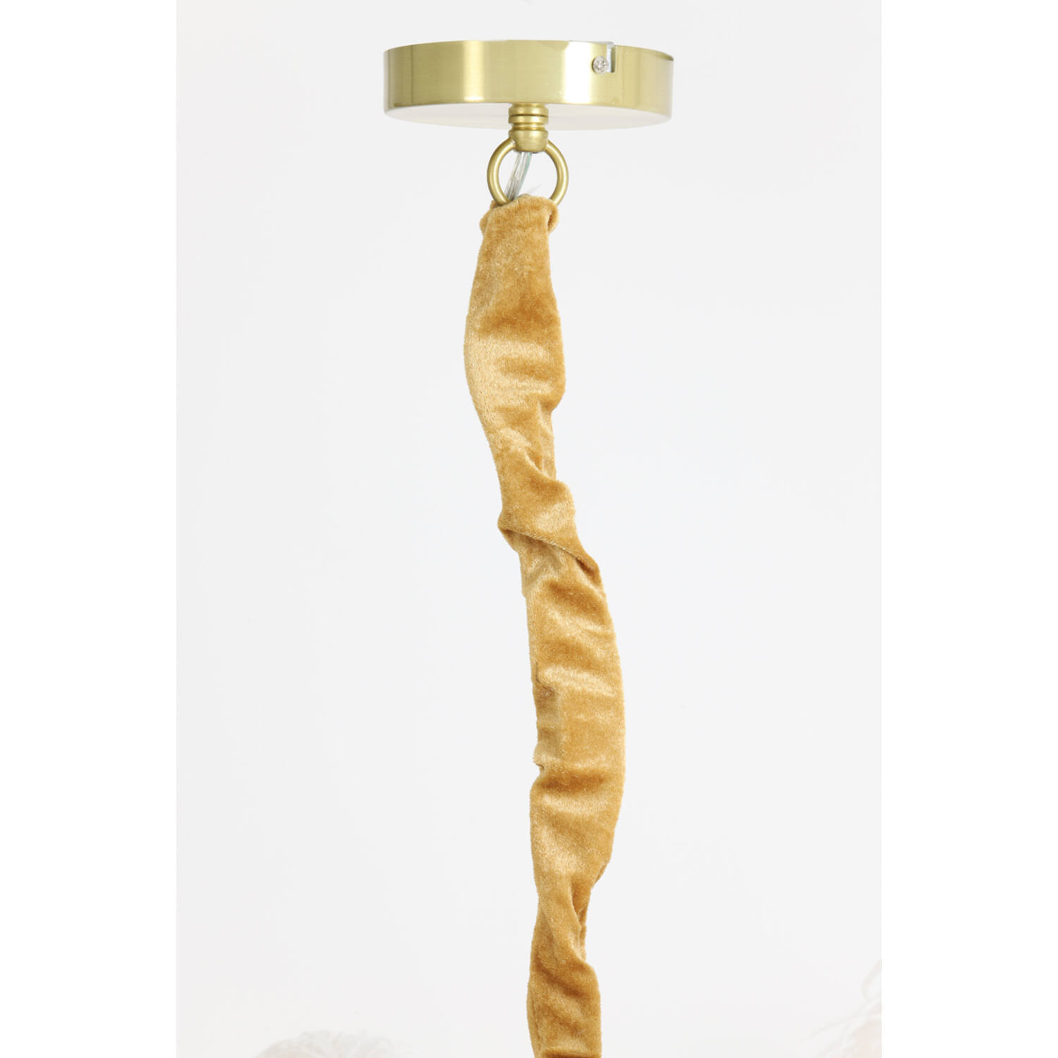 Suspension en rotin beige naturel rétro Light & Living Feather – Image 4
