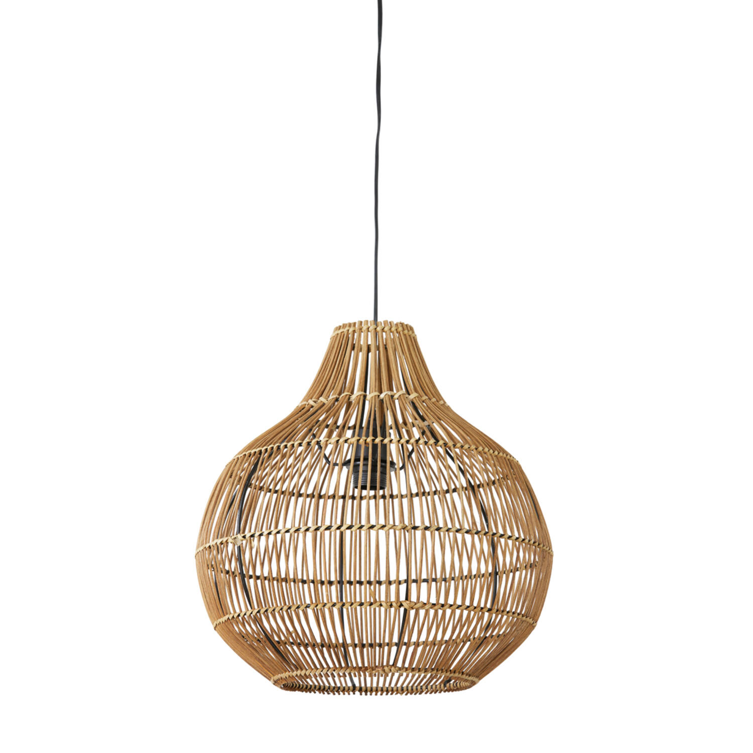 Suspension en rotin beige rustique Light & Living Pacino – Image 2