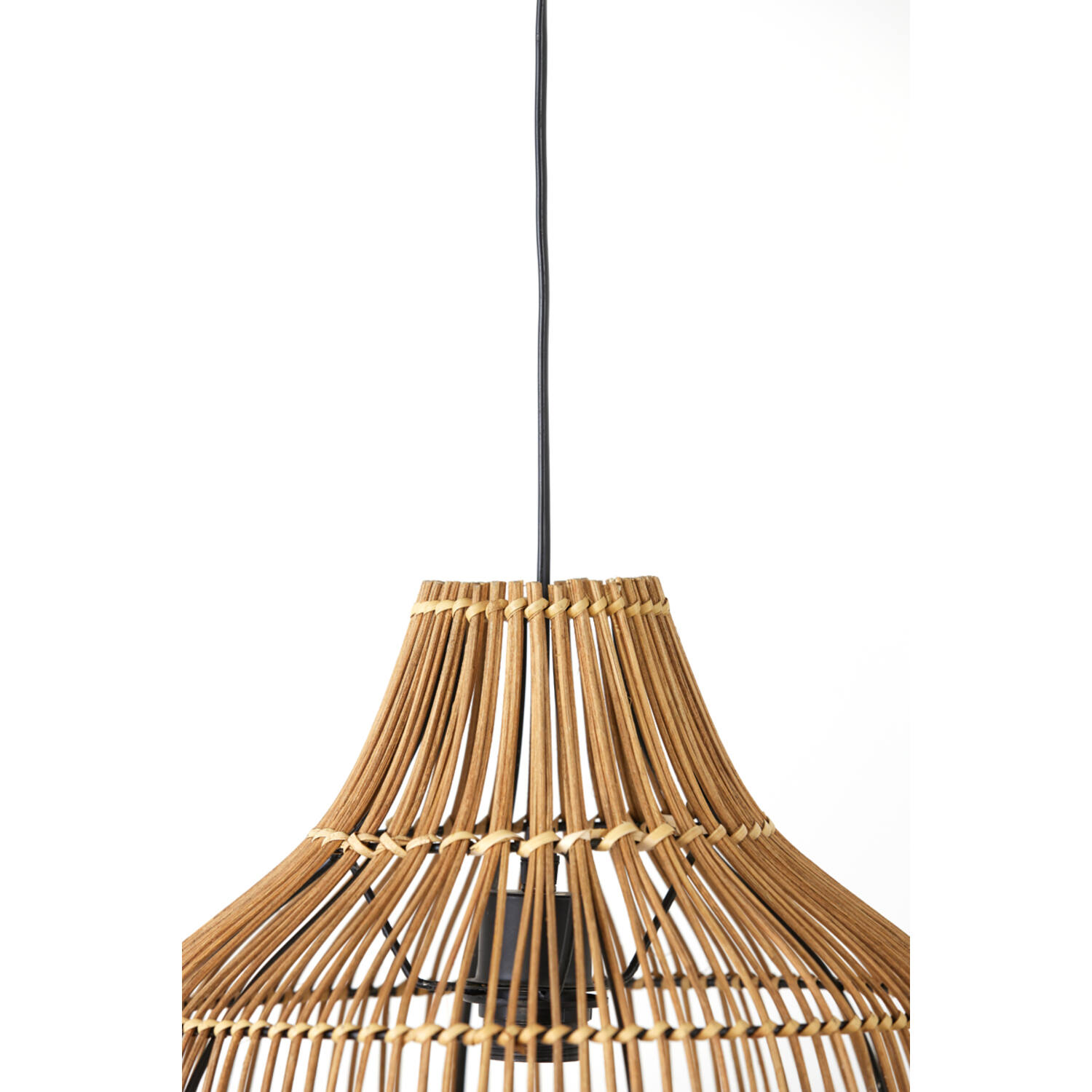 Suspension en rotin beige rustique Light & Living Pacino – Image 4