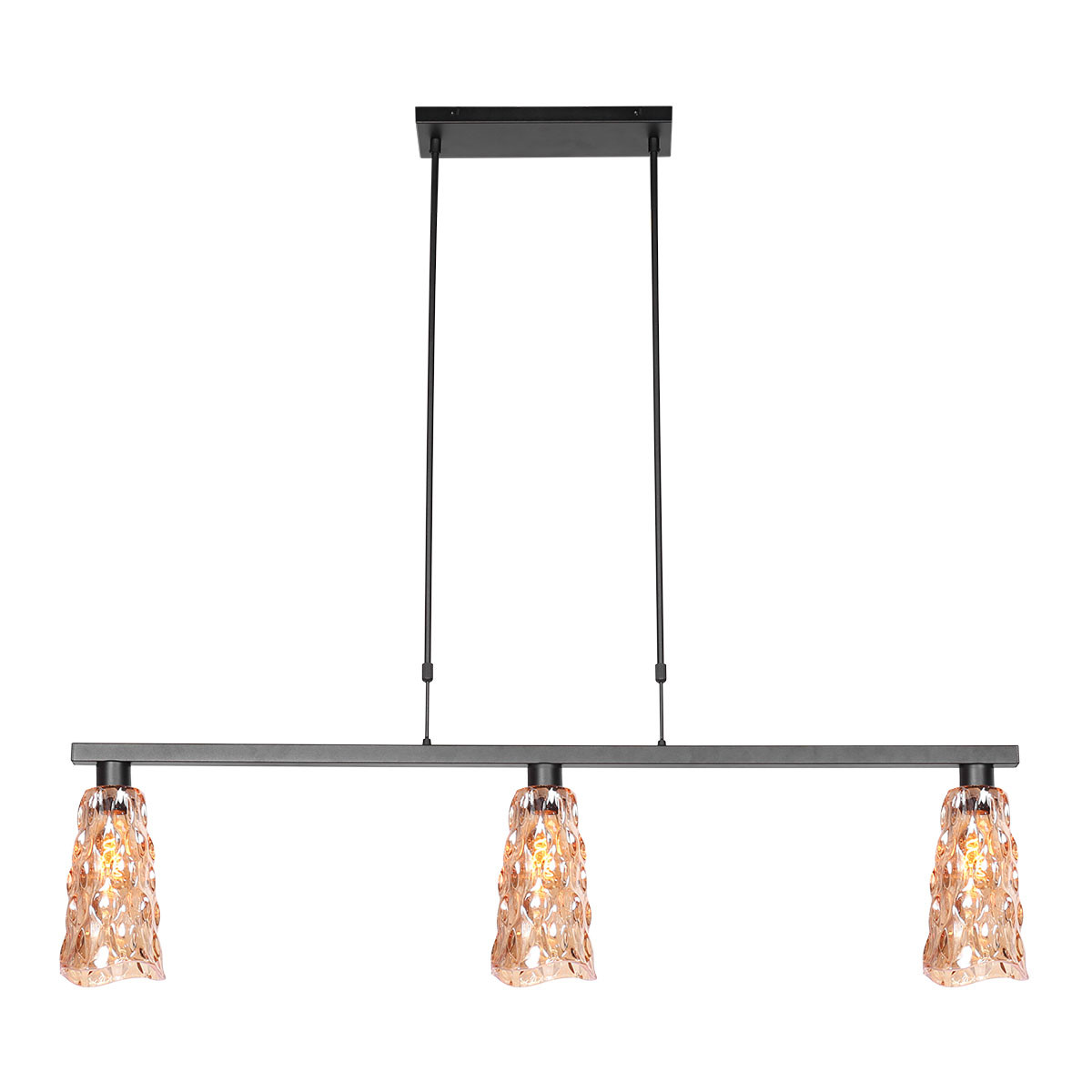 suspension-en-verre-ambre-steinhauer-vidrio-noir-3832zw