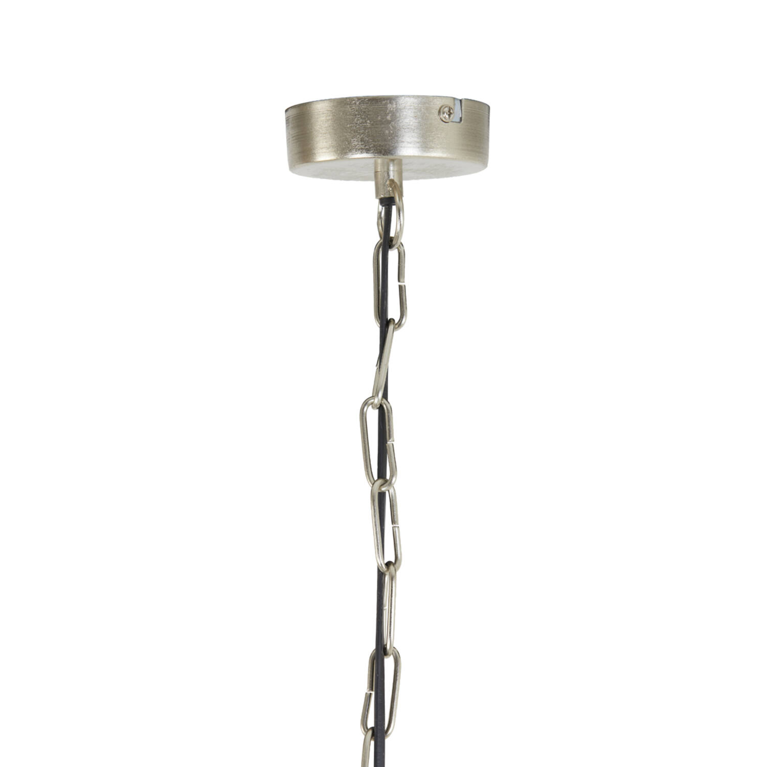 Suspension en verre fumé argenté orientale Light & Living Cheyenne – Image 8