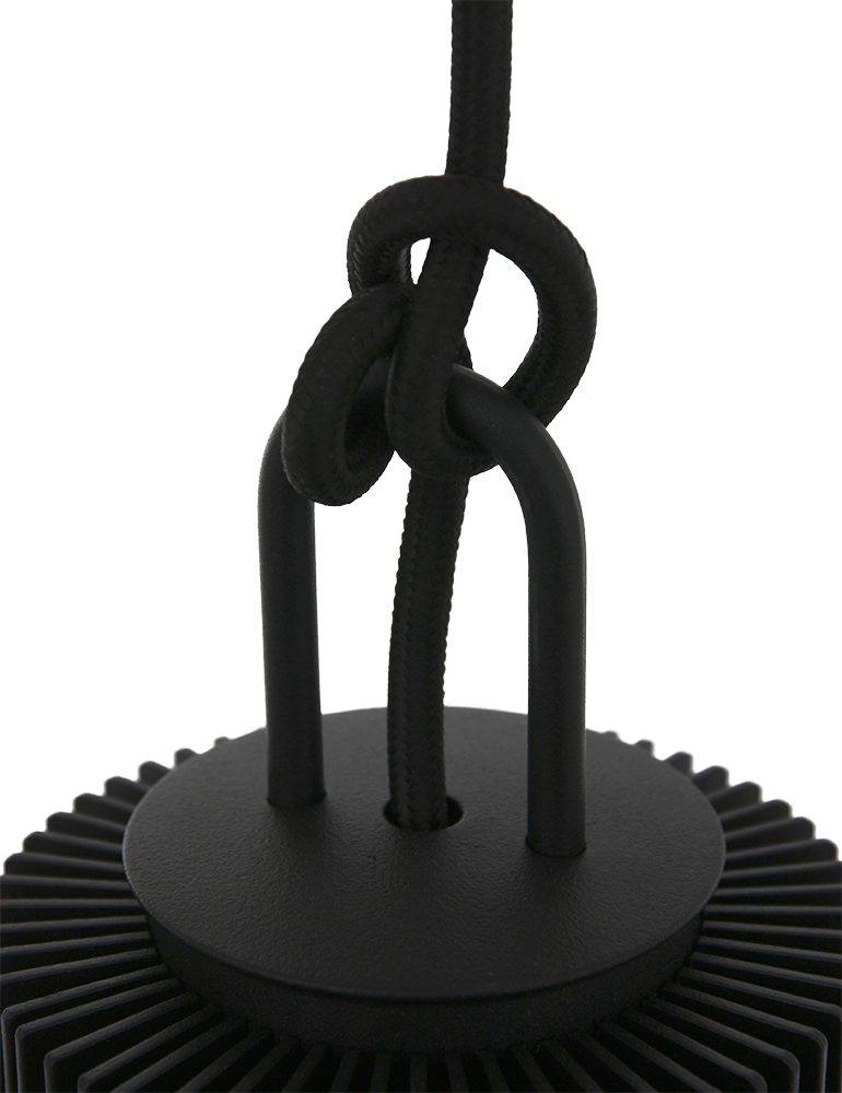 Suspension en verre fumé Steinhauer Flere noir – Image 8