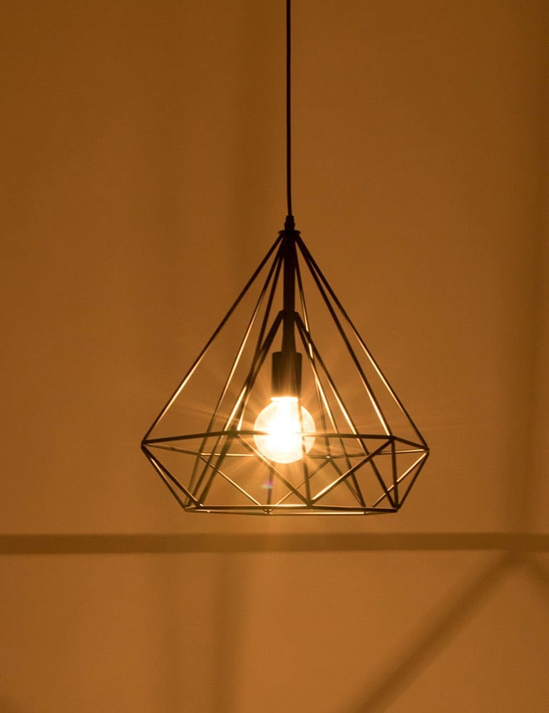 Suspension fil de fer noir Mexlite Jenno – Image 2