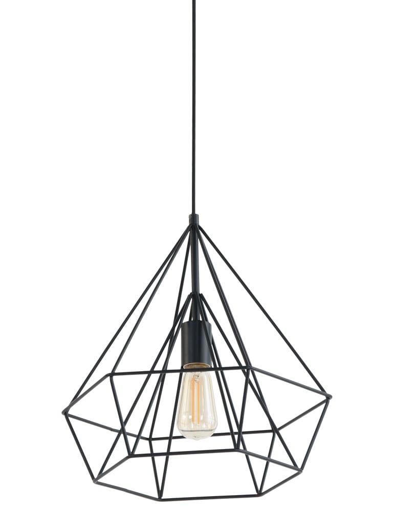 Suspension fil de fer noir Mexlite Jenno – Image 3