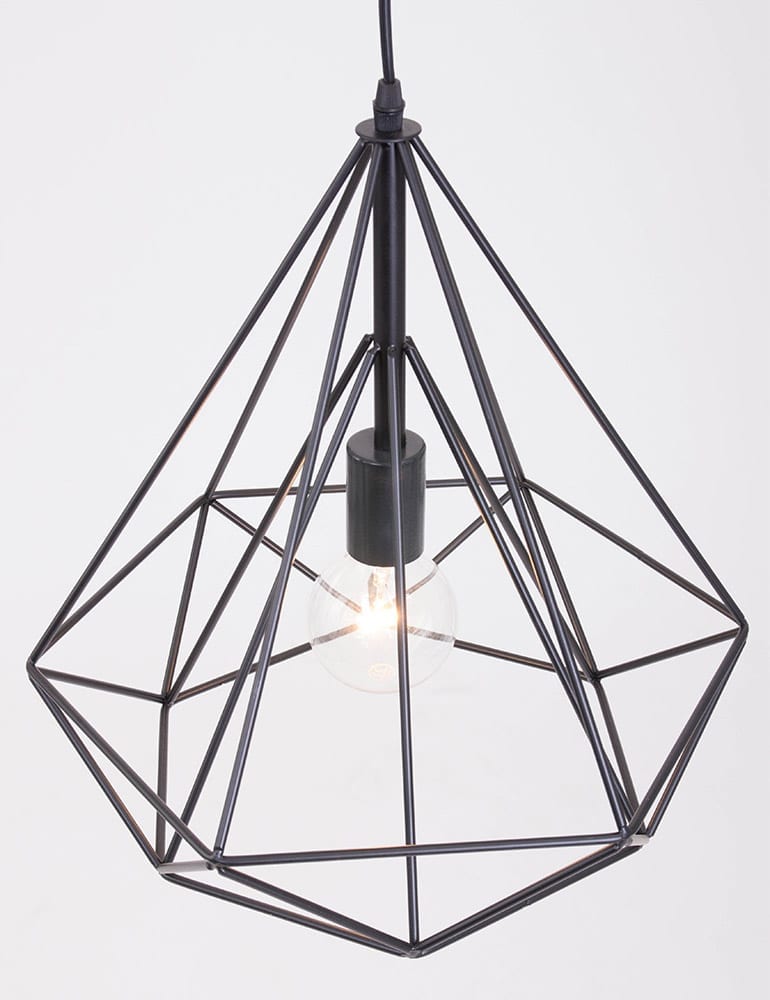 Suspension fil de fer noir Mexlite Jenno – Image 4