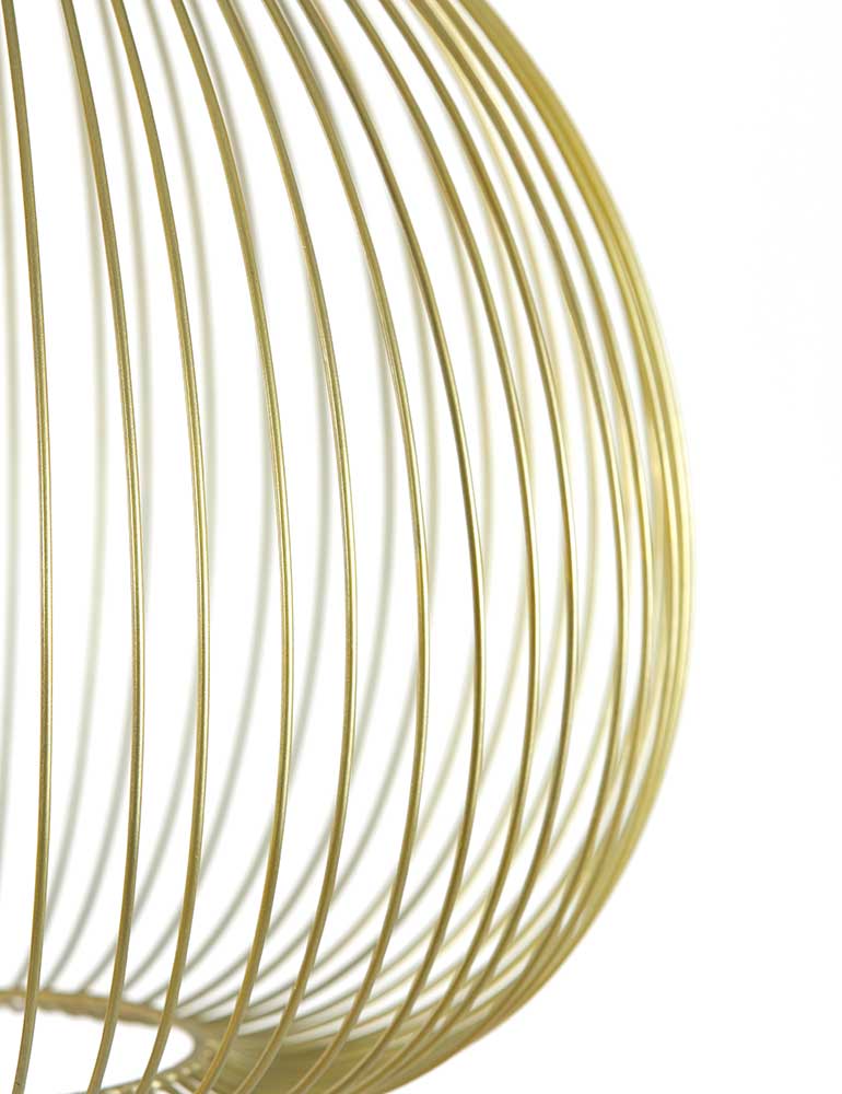 Suspension fil métallique doré Light & Living Rilana or – Image 4