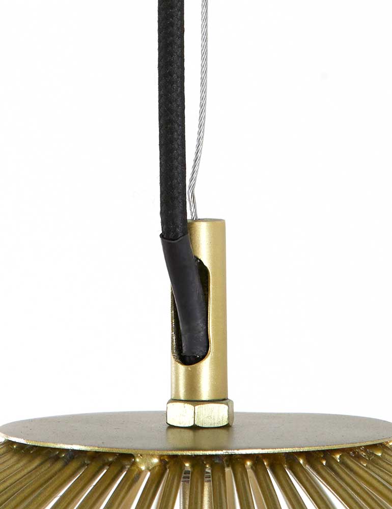 Suspension fil métallique doré Light & Living Rilana or – Image 7