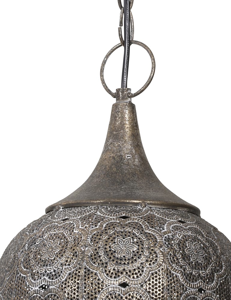 Suspension fleurs orientales Light & Living Kadiri marron – Image 2