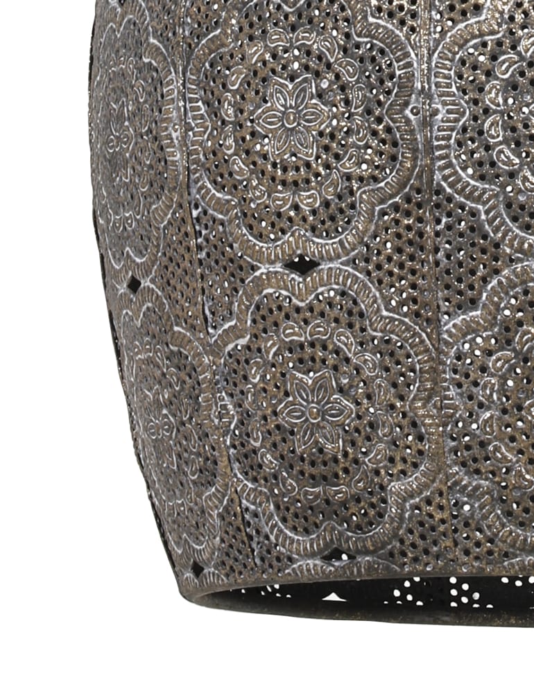 Suspension fleurs orientales Light & Living Kadiri marron – Image 3