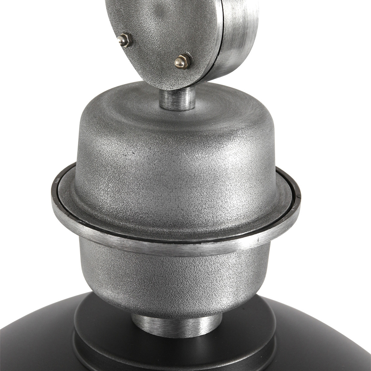 Suspension industrielle en métal noir Mexlite Gaeve – Image 12