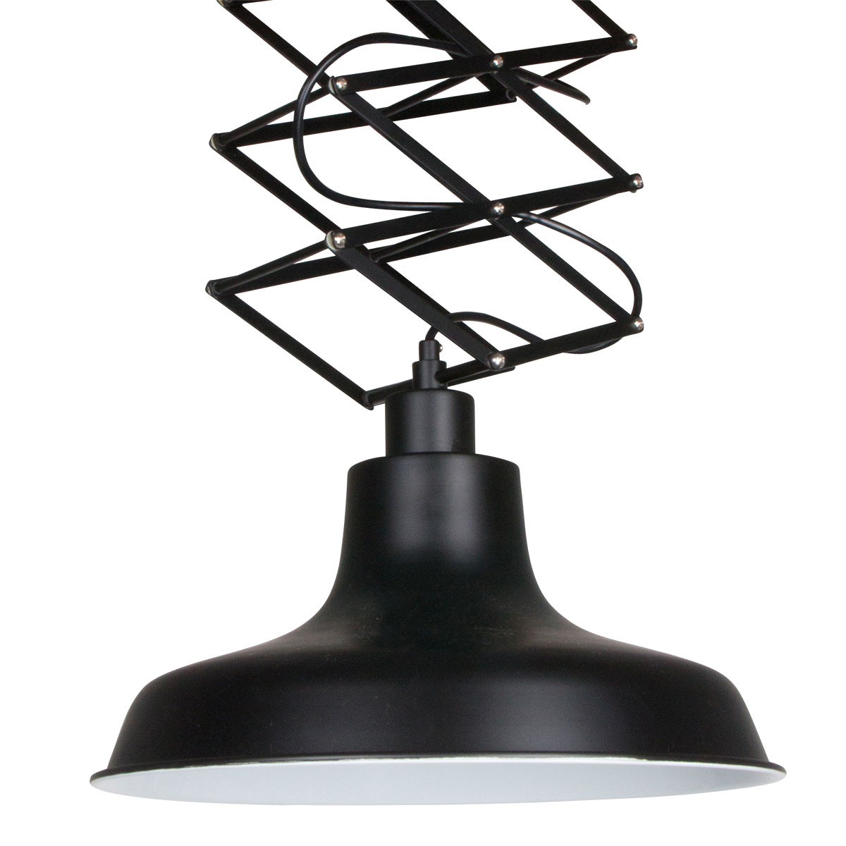 Suspension industrielle réglable accordéon noire Mexlite Flex – Image 10