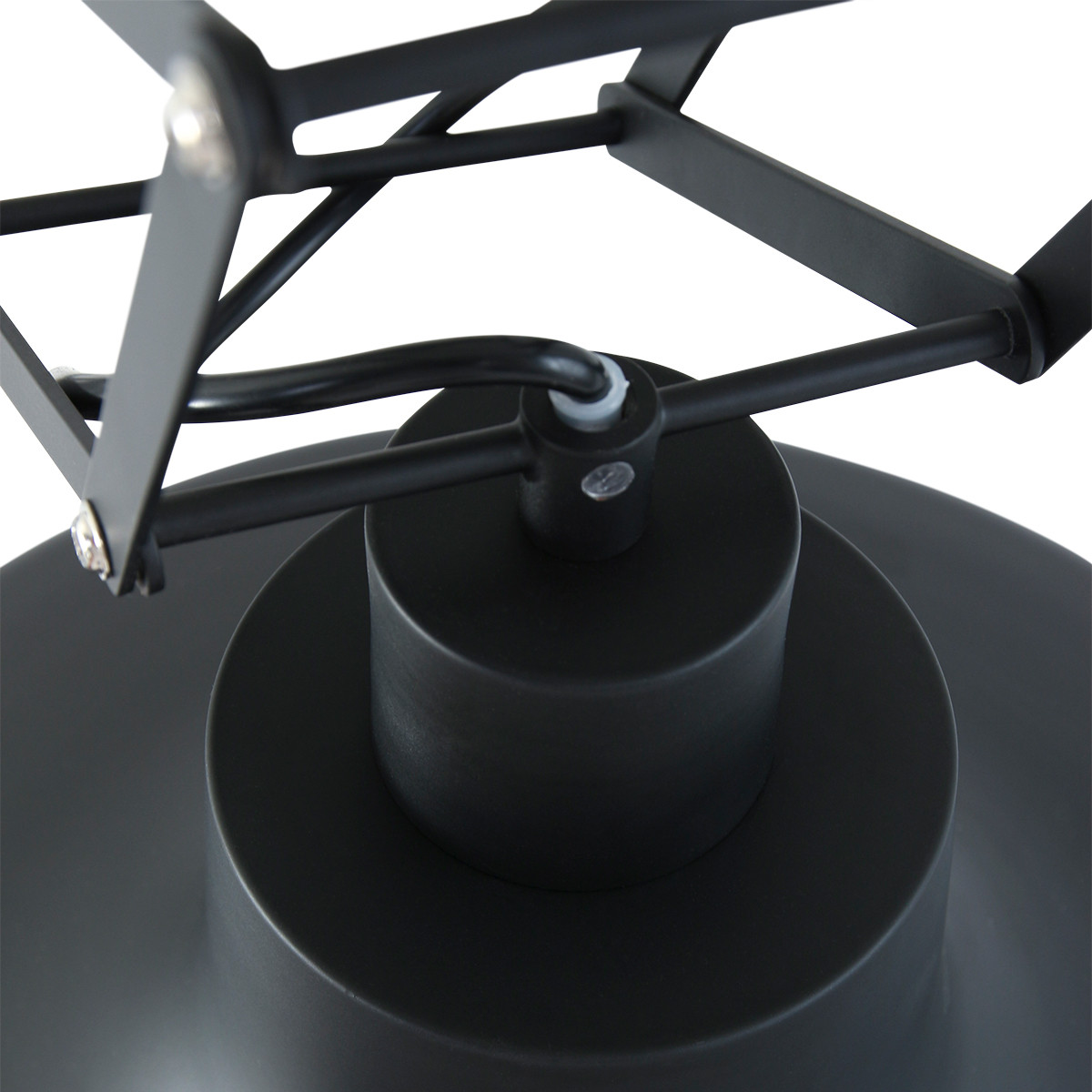 Suspension industrielle réglable accordéon noire Mexlite Flex – Image 5