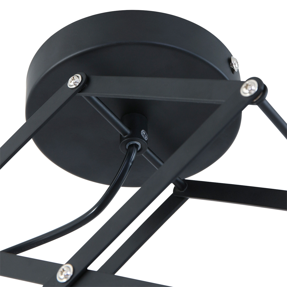 Suspension industrielle réglable accordéon noire Mexlite Flex – Image 6