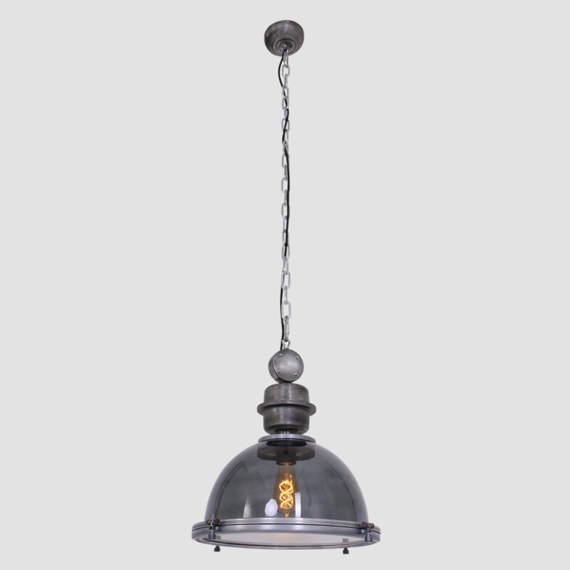 suspension-industrielle-en-verre-fume-steinhauer-bikkel-couleur-grise-1452gr-12