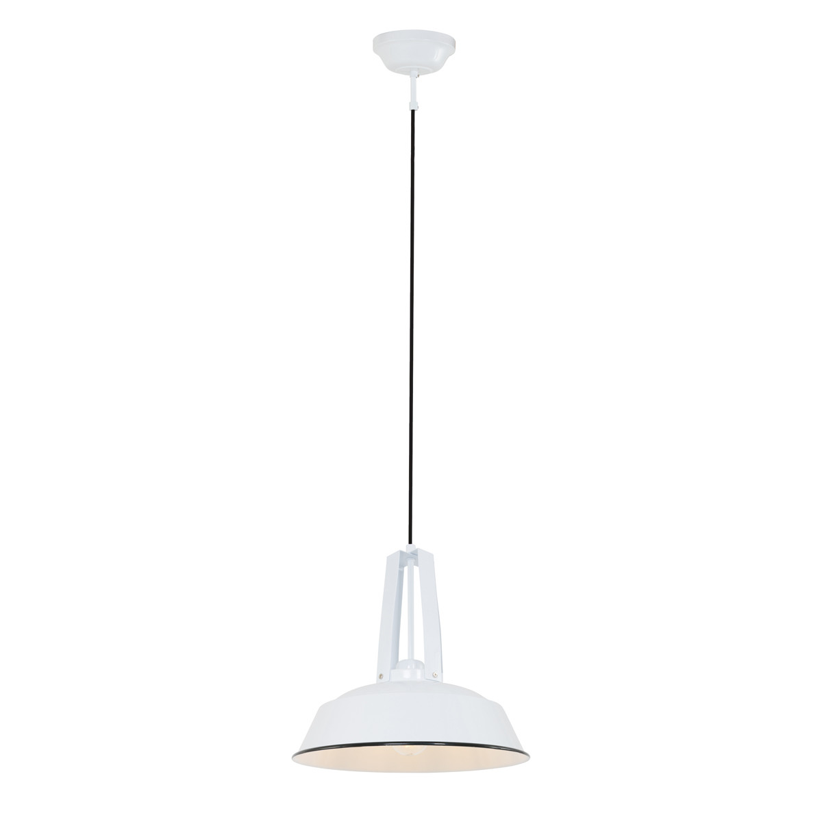 Suspension industrielle moderne Mexlite Luna blanc – Image 2