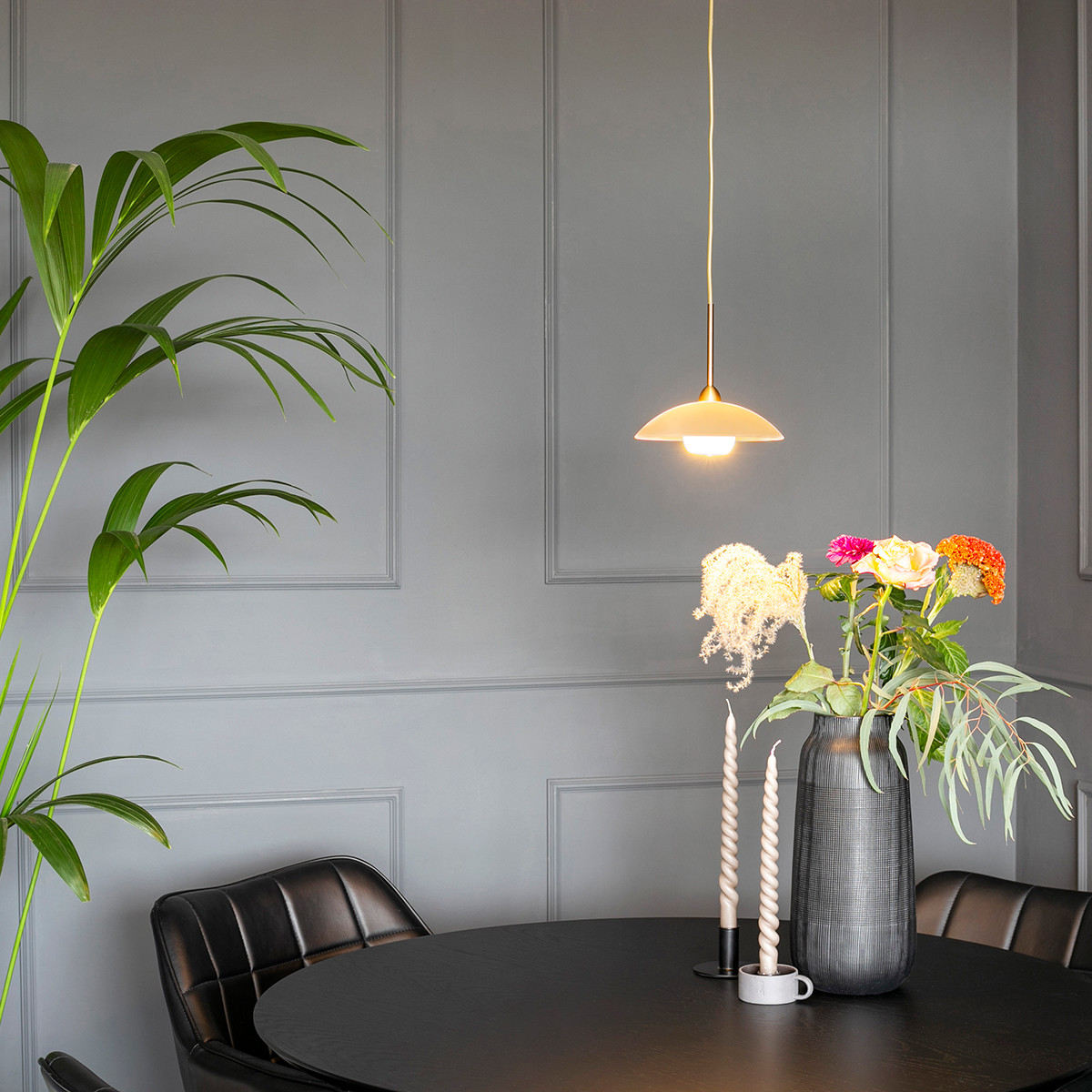 Suspension classique en métal et verre bronze Steinhauer Sovereign classic – Image 3