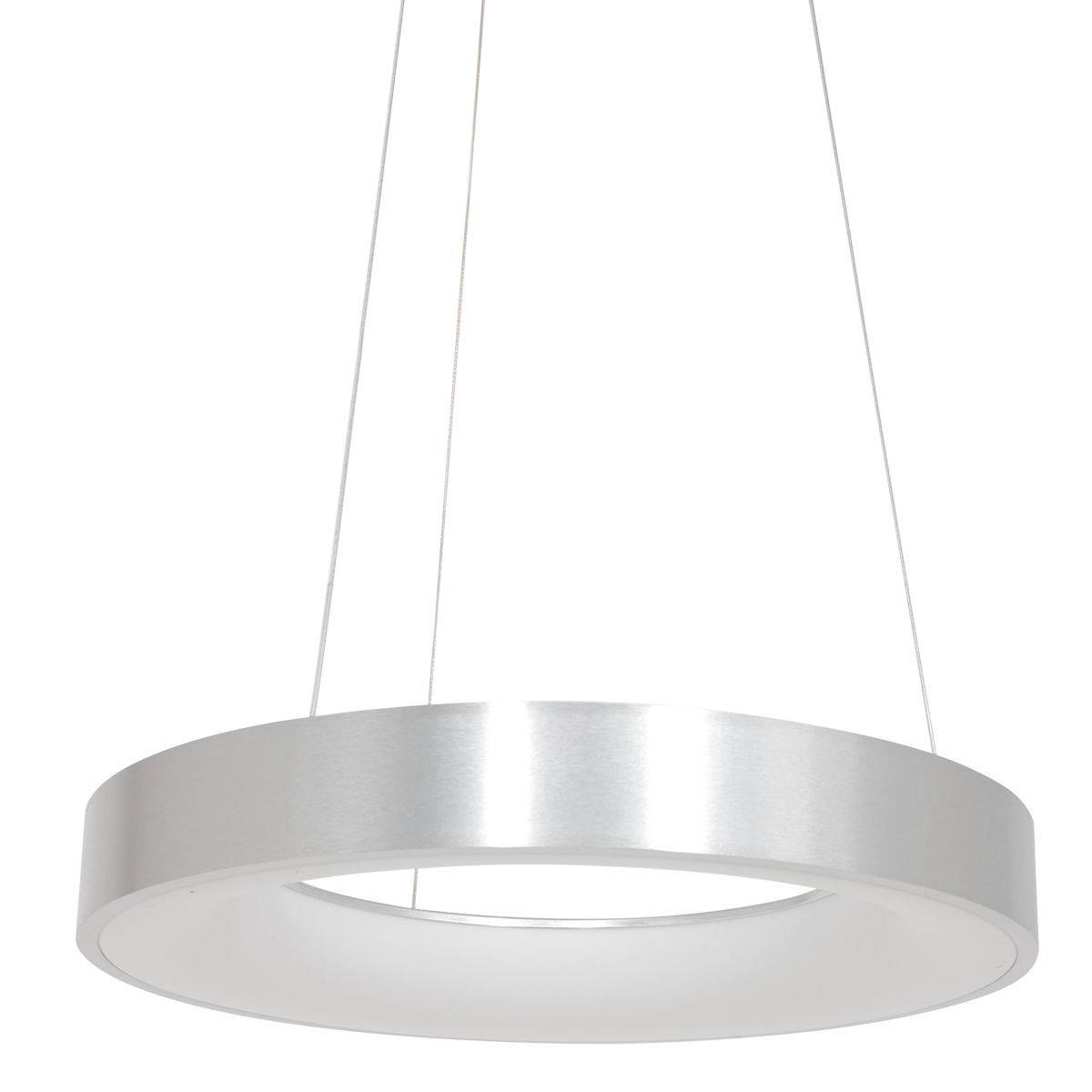Suspension LED circulaire argent Steinhauer Ringlede – Image 13