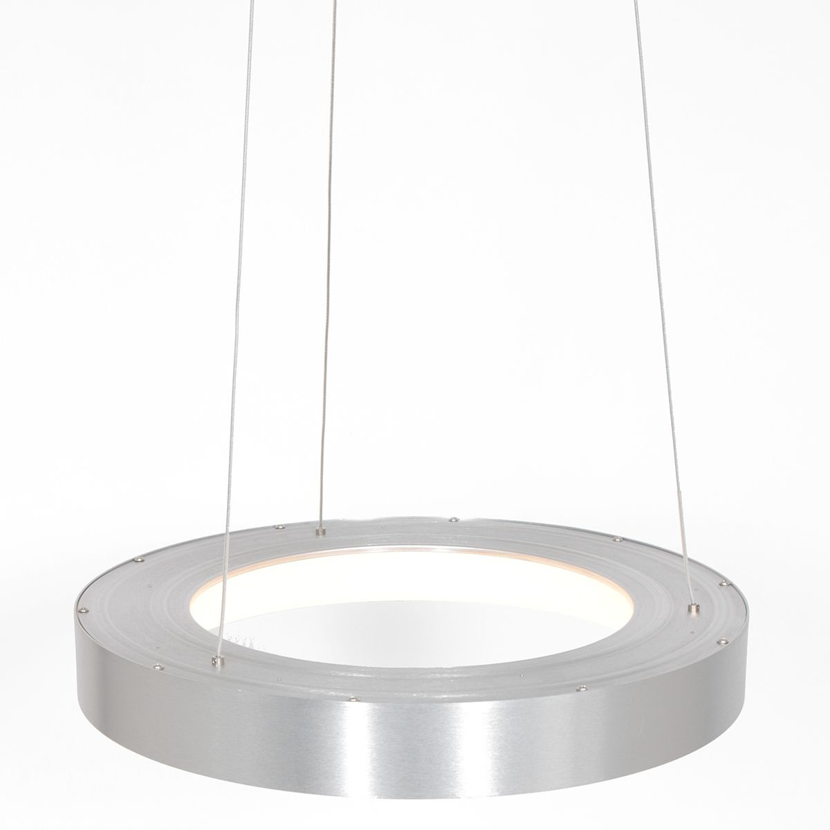 Suspension LED circulaire argent Steinhauer Ringlede – Image 14