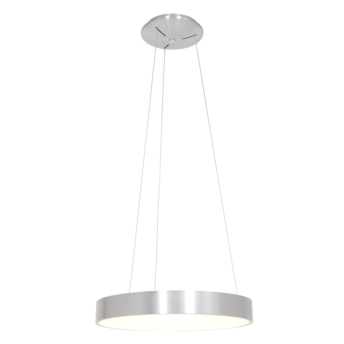 Suspension LED circulaire argent Steinhauer Ringlede – Image 2