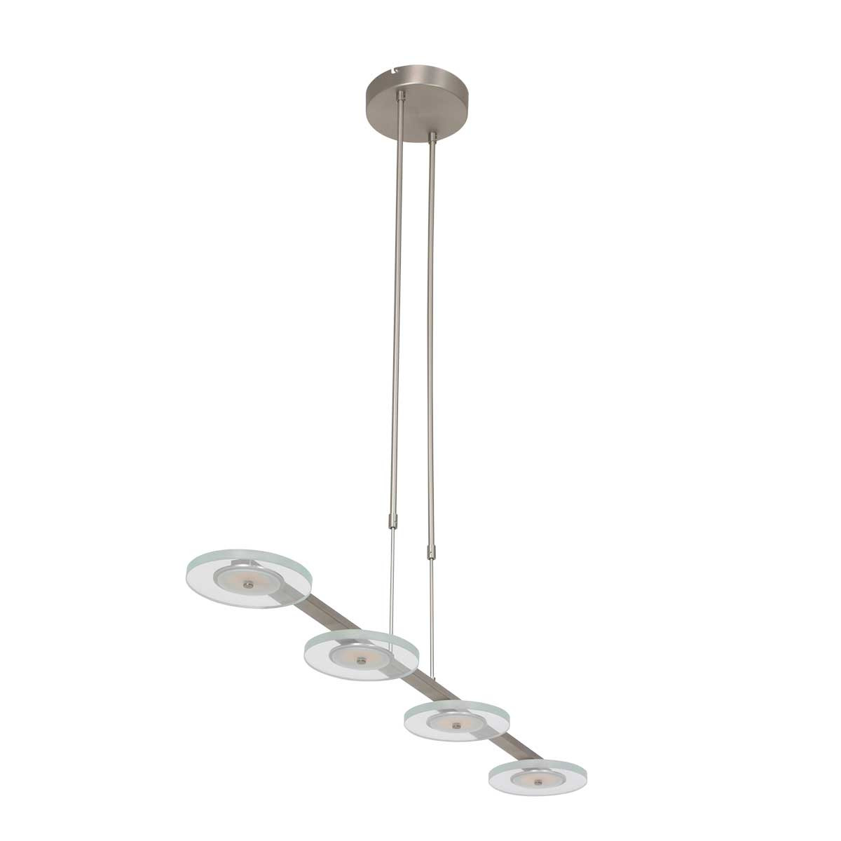 Suspension en métal gris moderne Steinhauer Turound – Image 10