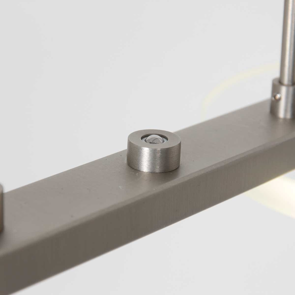 Suspension en métal gris moderne Steinhauer Turound – Image 13