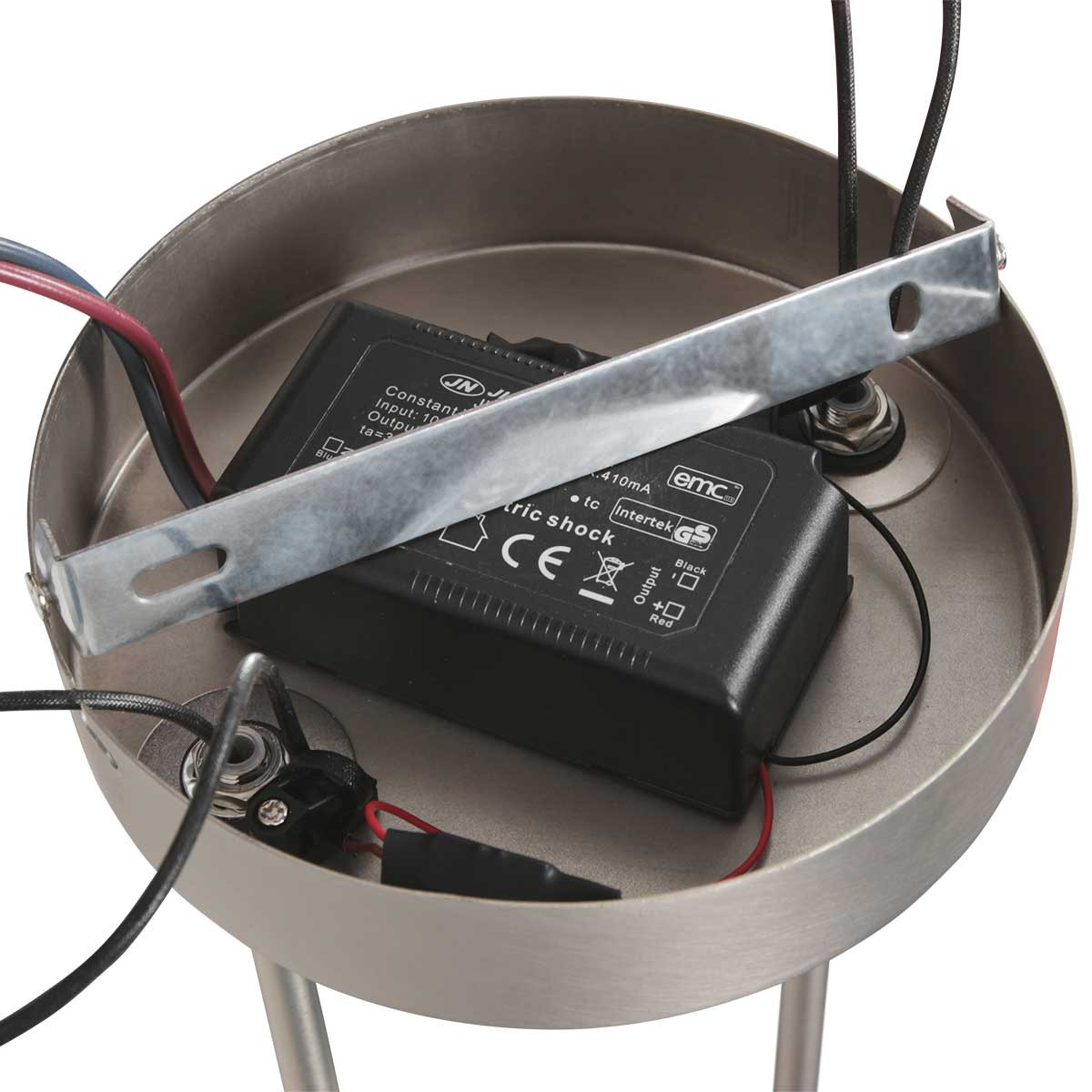 Suspension en métal gris moderne Steinhauer Turound – Image 15