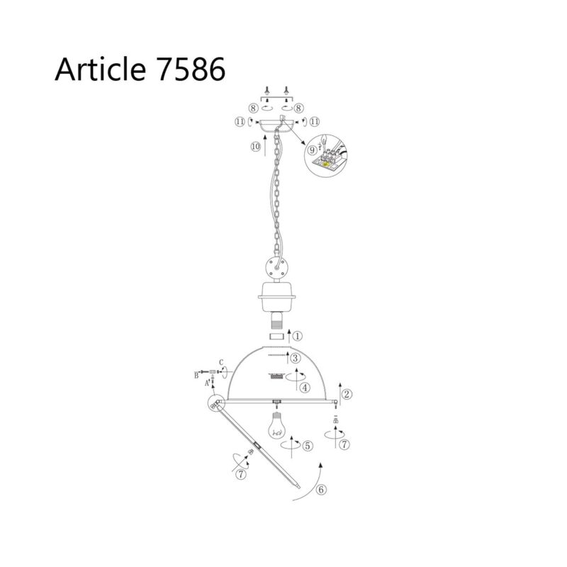 suspension-luminaire-metal-steinhauer-bikkel-7586st-9