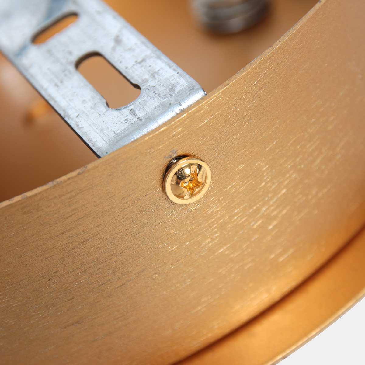 Suspension en métal doré moderne Steinhauer Ringlux – Image 16