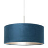 suspension-moderne-acier-abat-jour-bleu-steinhauer-sparkled-light-8247st
