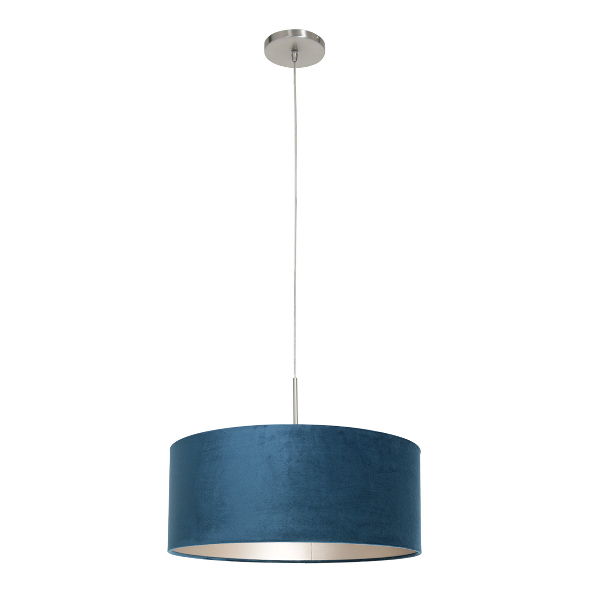 Suspension moderne acier abat-jour bleu Steinhauer Sparkled Light – Image 2